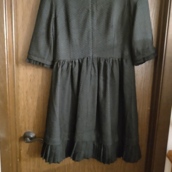 Anthropologie Tulle Black Dress - Picture 4 of 7